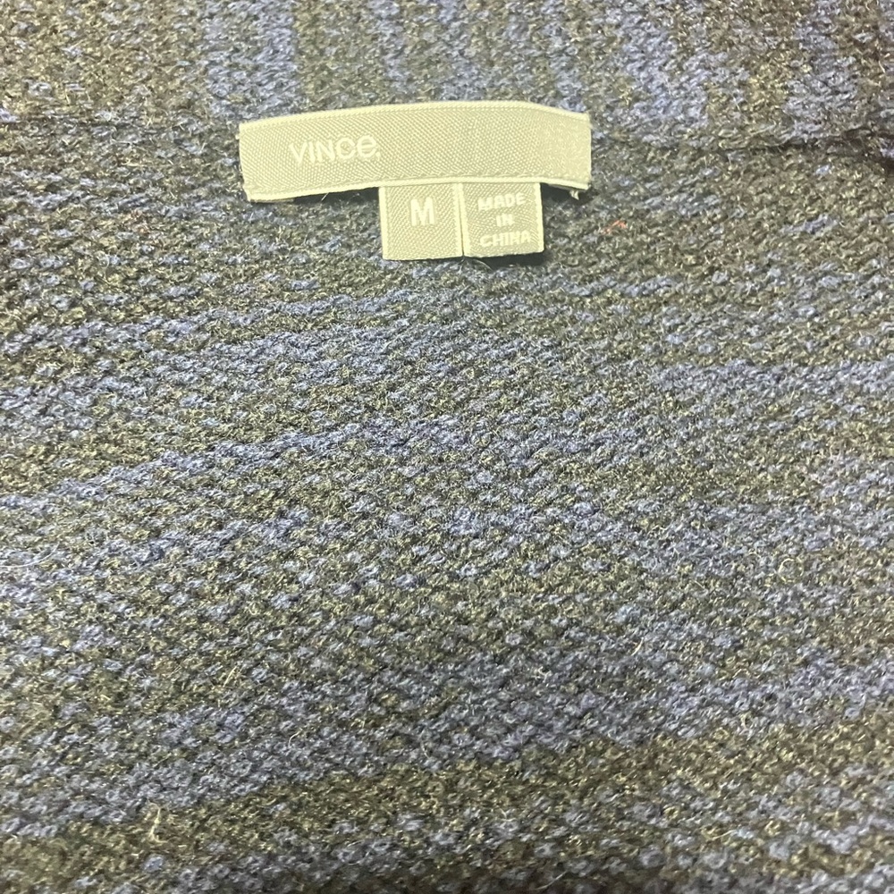 Vince EUC, Dark Blue Striped Cardigan, Medium - Picture 6 of 7